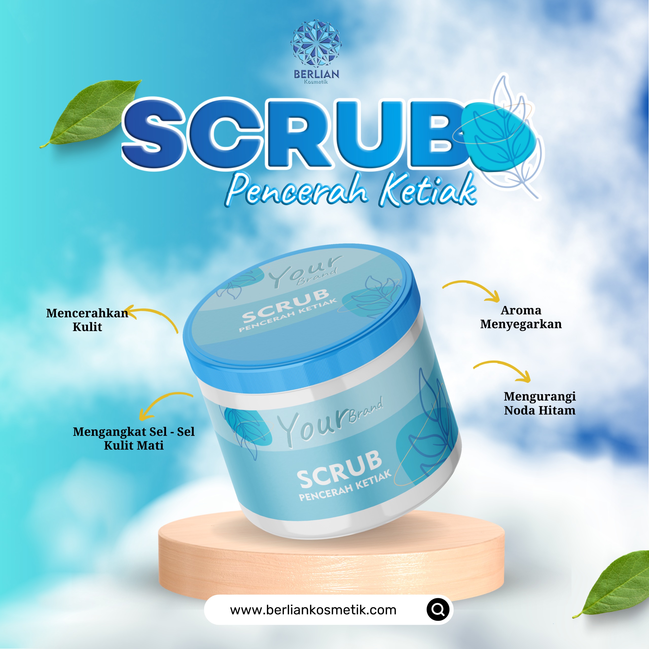 Scrub Pencerah Ketiak